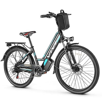 Vivi Electric Bike 500W, 26" Ebike for Adults