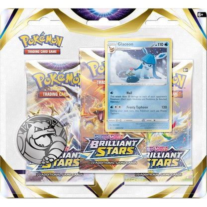 Pokemon TCG - Brilliant Stars - 3 Pack Booster
