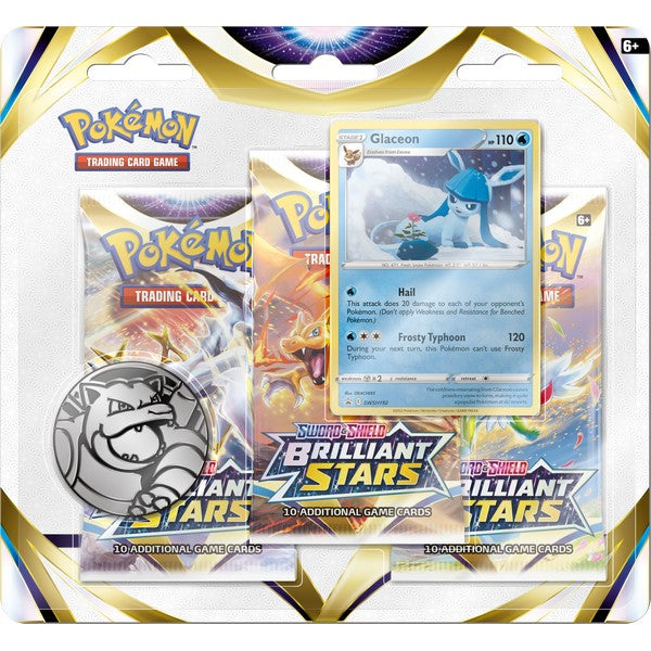 Pokemon TCG - Brilliant Stars - 3 Pack Booster