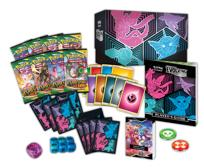 Pokemon TCG - Evolving Skies Elite Trainer Box (ETB) - Sylveon, Espeon, Glaceon & Vaporeon