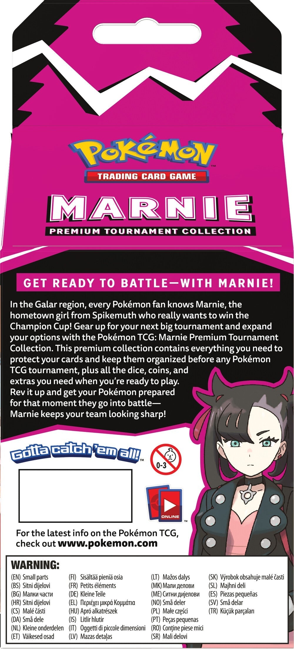 Pokemon TCG - Marnie Premium Tournament Collection