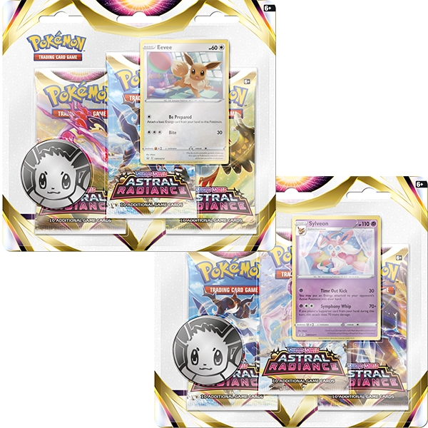 Pokemon TCG - Astral Radiance - 3 Pack Booster Display