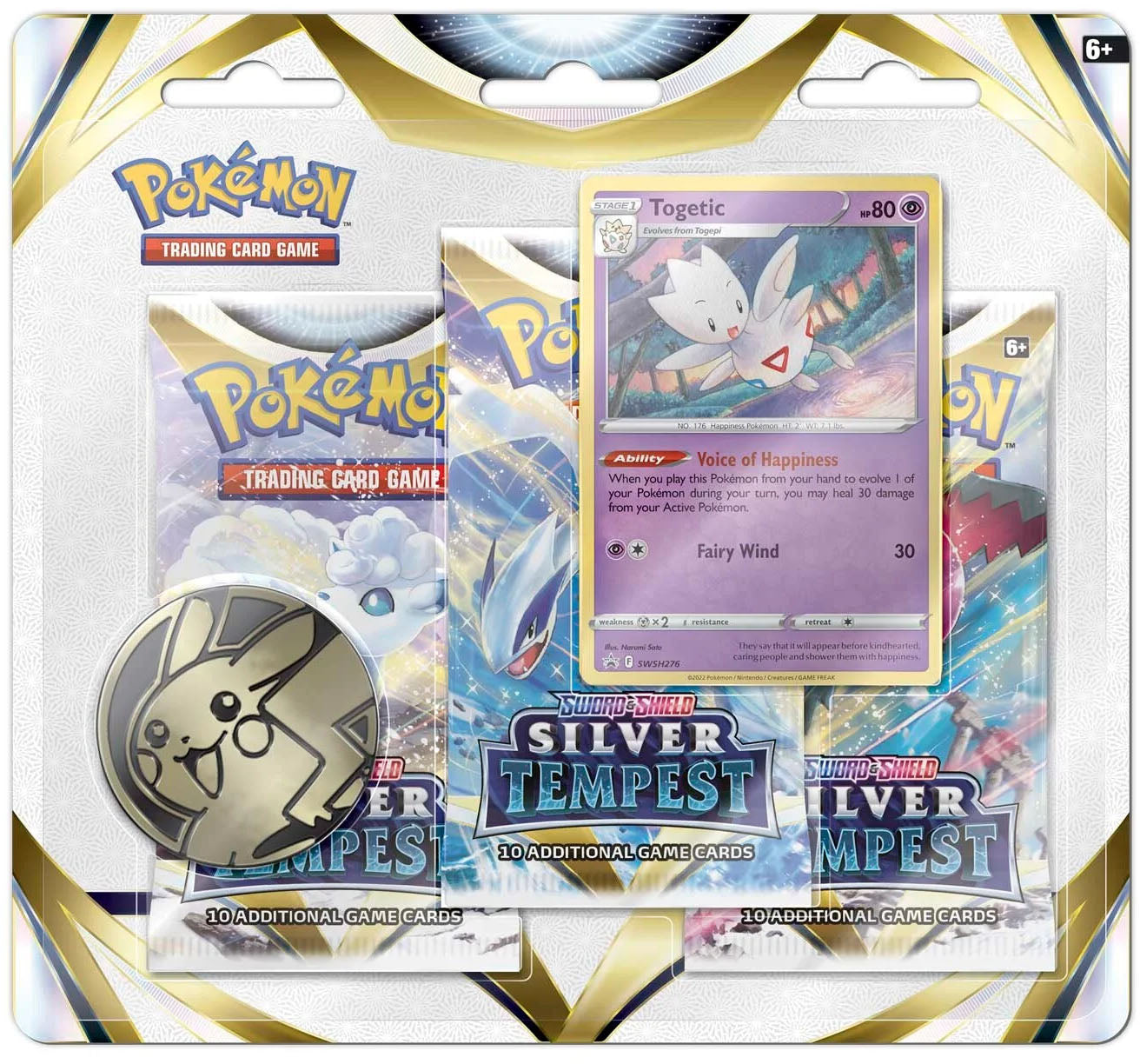 Pokemon TCG - Silver Tempest - 3 Pack Blister