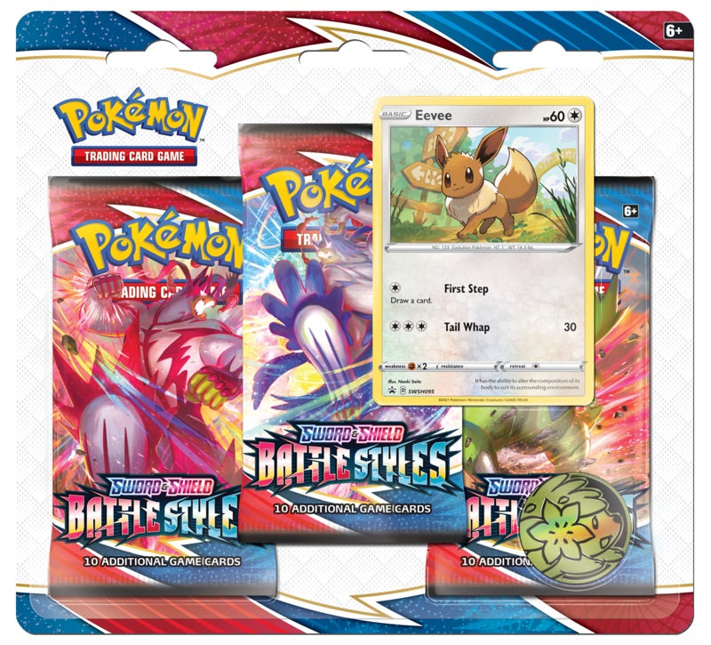 Pokemon TCG - Battle Styles 3-Pack Blister